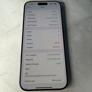 Apple iPhone 16 Pro Max 256GB